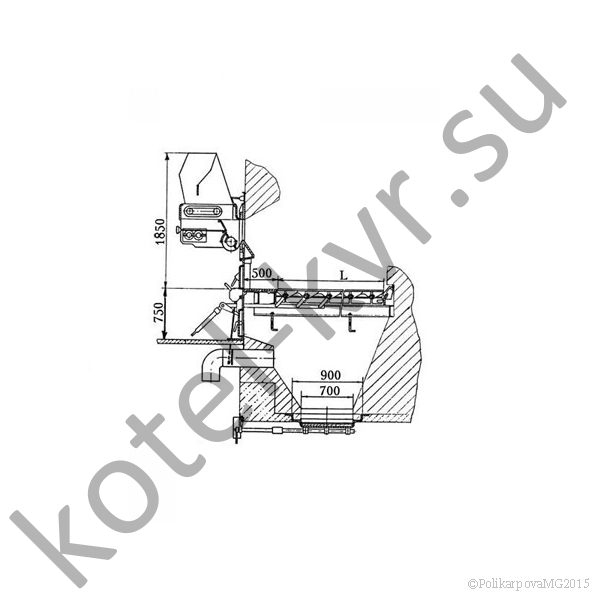 Топка ЗП-РПК-2-2600 2135